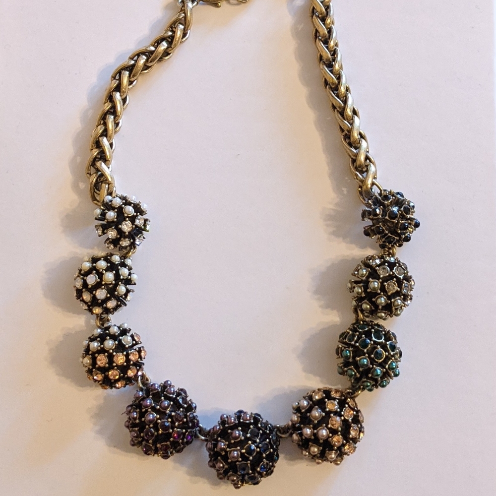 Banana Republic Rhinestone Statement Necklace